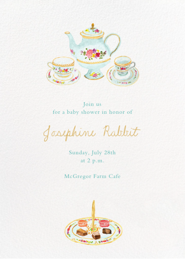 Petits Fours Secs - Baby Shower Invitation by Paperless Post