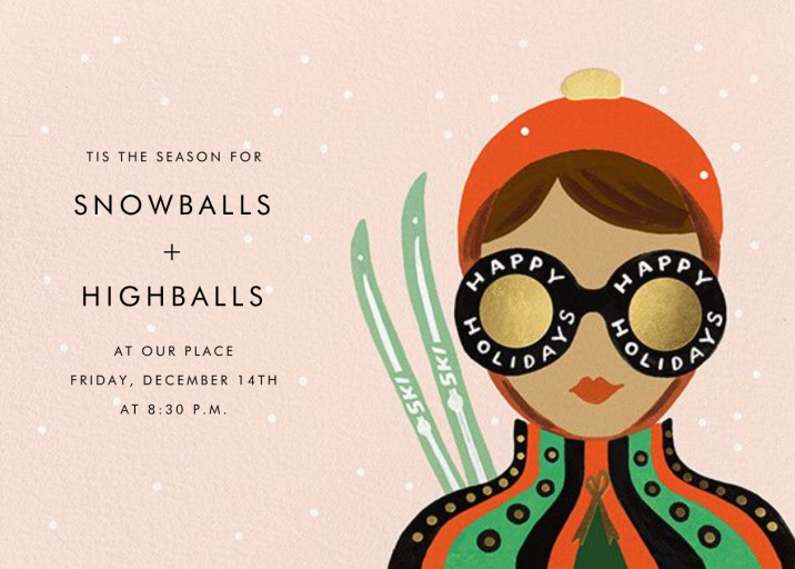 Ski Shades - Winter Party Invitation by Rifle Paper Co.