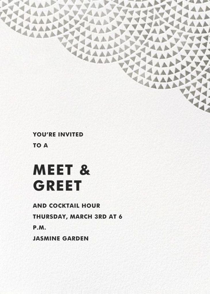 Savoy (Square) - Networking Event Invitation | Send online instantly ...