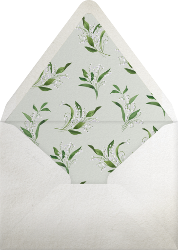 Little Lilies -  Monique Lhuillier Envelope