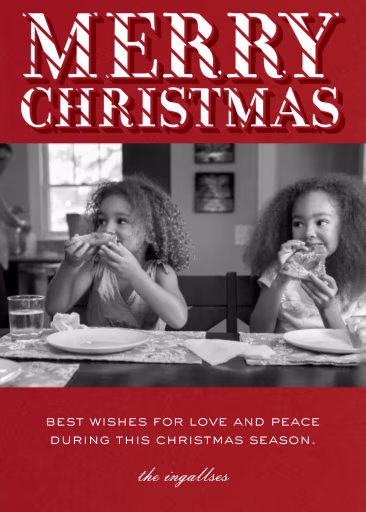 Merry Christmas Candy Cane - Christmas Card by Paperless Post