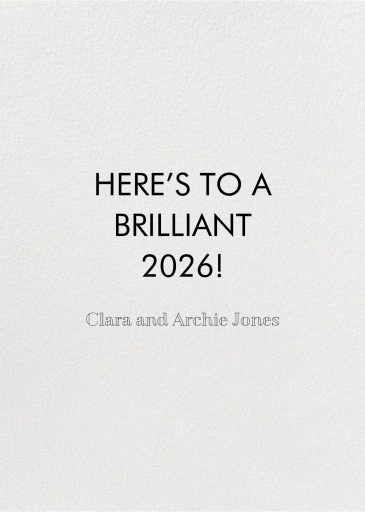 Peace Moderne - New Year's Card by Paperless Post - Back
