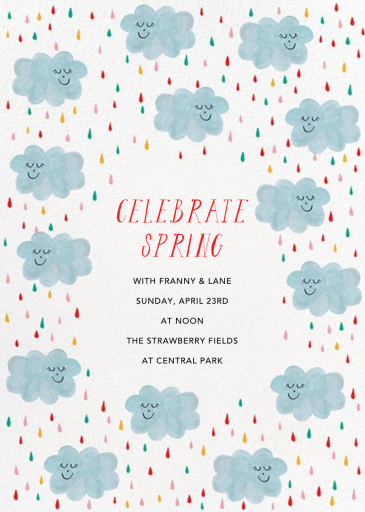 My Perception's Clouded - Invitation by Mr. Boddington's Studio