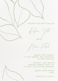 Magnolia Leaves by Paperless Post