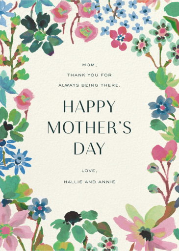 Showered in Florals - Mother's Day Card by Liberty