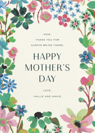 Showered in Florals - Mother's Day Card by Liberty