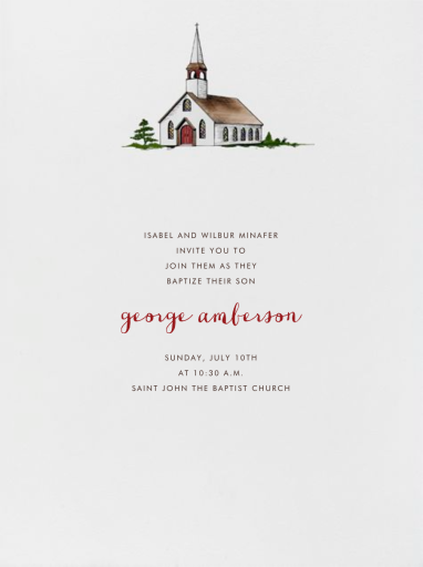 Country Church - Bar & Bat Mitzvah Invitation by Paperless Post