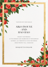 Teablossom - Wedding Invitation by Paperless Post