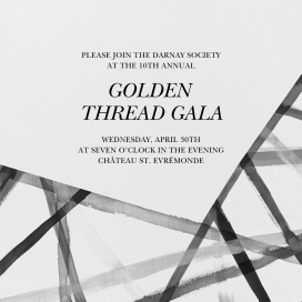 Channels (Square) - Business Event Invitation by Kelly Wearstler