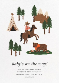 Go West - Baby Shower Invitation by Rifle Paper Co.