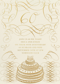 Swirly Celebration - Celebration Invitation by Bernard Maisner