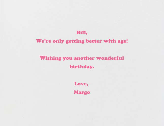 Chevron Birthday - Birthday Card by Paperless Post - Back