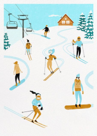 Chalet Ballet - Holiday Card by Paperless Post