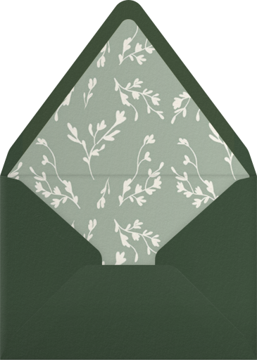 Painted Leaves - Paperless Post Envelope