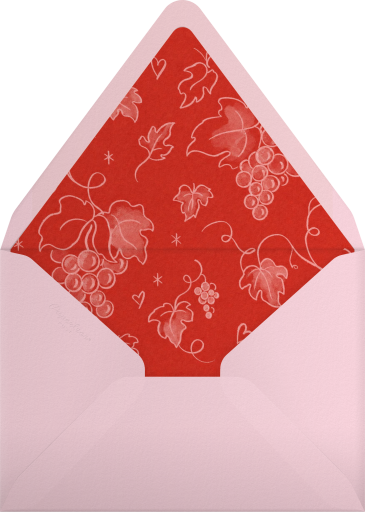 Wine Bottle Bachelorette Invitation Envelope