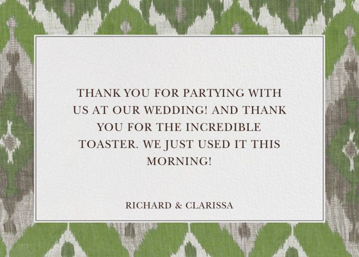 Silk Horizontal - Stationery by Oscar de la Renta