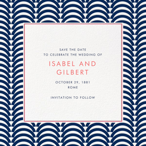 Arches - Save the Date by Jonathan Adler