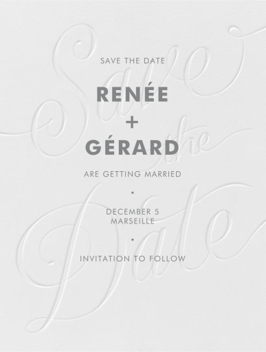 Love Is Grand (Save The Date) by Crane & Co.