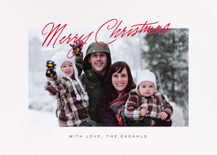Inscribed - Christmas Card by Paperless Post
