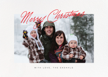 Inscribed - Christmas Card by Paperless Post