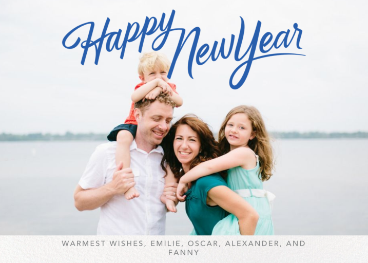 Classic - New Year's Card by Paperless Post