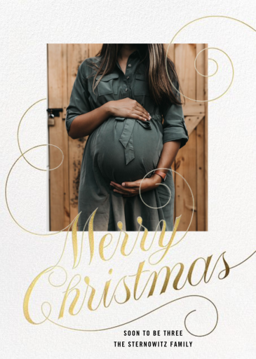 Christmas Curlicue - Holiday Card by Paperless Post