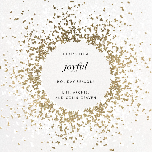 Frosted - Christmas Card by Kelly Wearstler