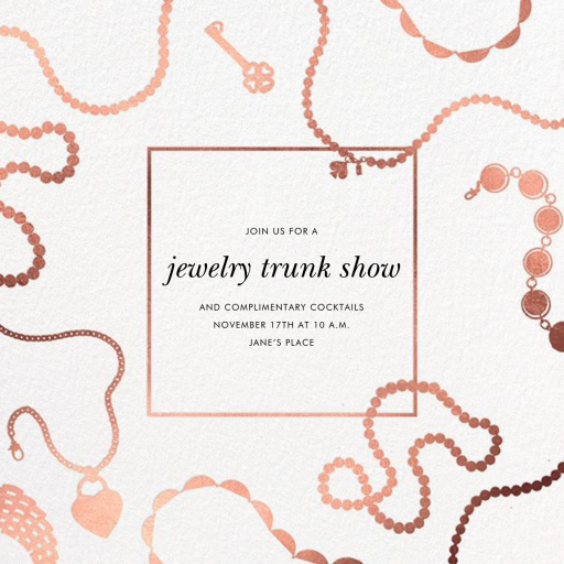 Precious Metal - Invitation by kate spade new york