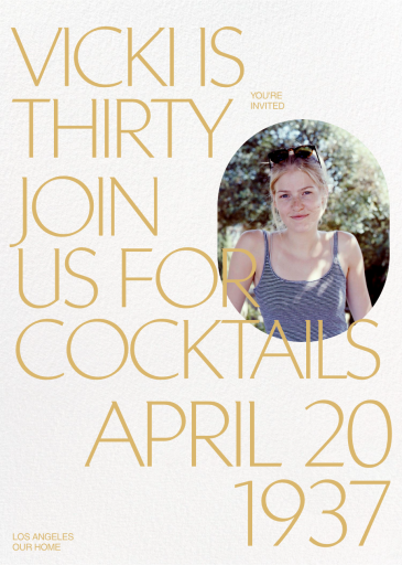 Captured Moment - Birthday Invitation by Both