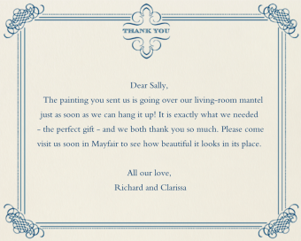 Antique Press (Stationery) - Thank You Card by Paperless Post