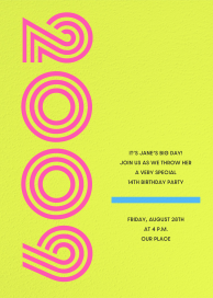 Retro Future - Birthday Invitation by Paperless Post