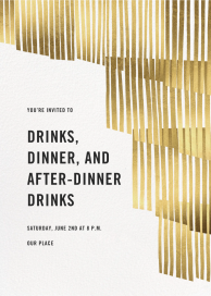 Swaying Fringe - Dinner Party Invitation by Paperless Post