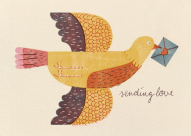 Mailbird (Barbara Dziadosz) - Valentine's Day Card by Red Cap Cards