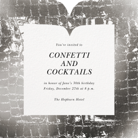 Glam Croc - Birthday Invitation by kate spade new york