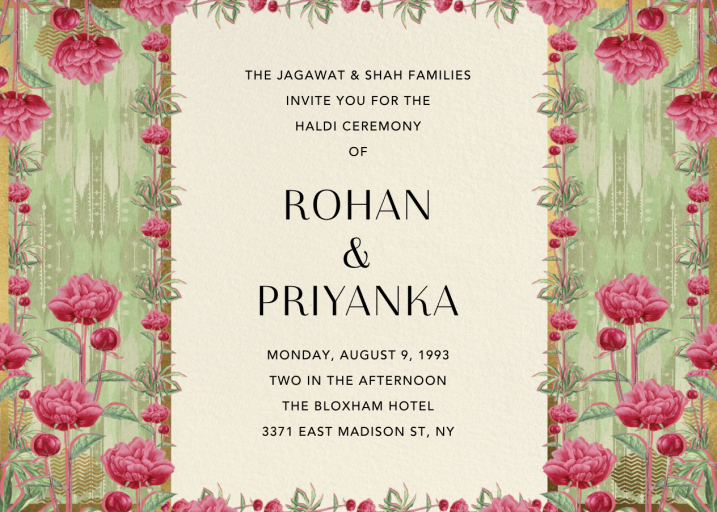 Aniyora - Indian Wedding Invitation by Anita Dongre