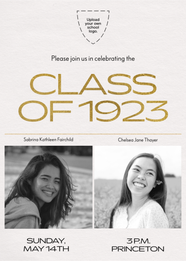 Double Vision - Graduation Party Invitation by Paperless Post