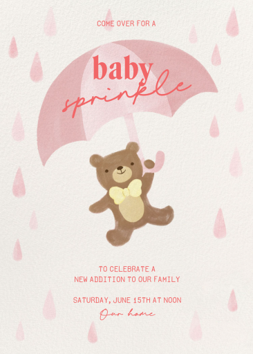 Beary Special Sprinkle - Baby Shower de Paperless Post