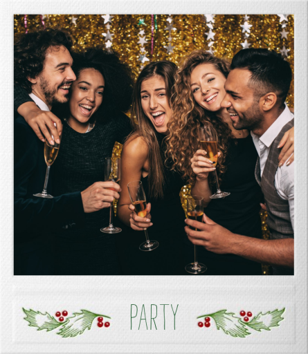 Snapshot with Holly - Holiday Party Invitation by Paperless Post