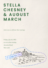 Corner Motif (Custom Magic Art) - Invitation by Paperless Post