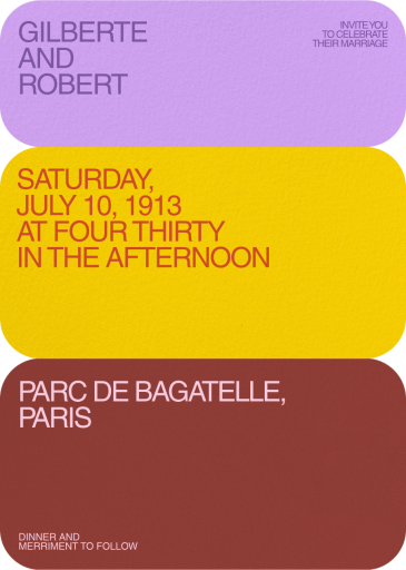 Triple Block - Wedding Invitation by Both