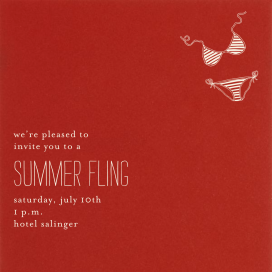 Crimson - Summer Party Invitation by Paperless Post