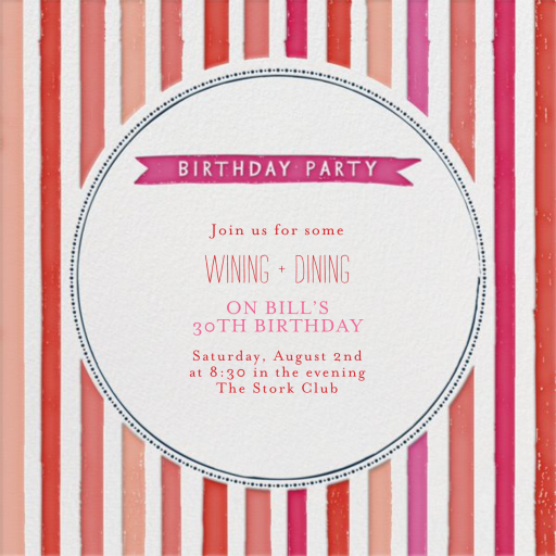 Rainbow Ice Cream - Birthday Invitation by Mr. Boddington's Studio