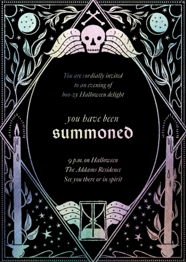 Spell of Skulls - Halloween Invitation by Paperless Post