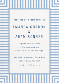 Seersucker Stripe - Printable Invitation by kate spade new york