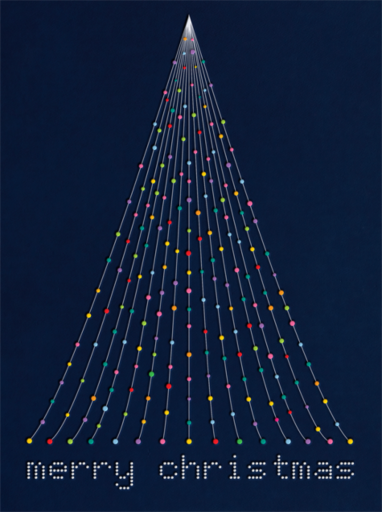 Dot Tree - Christmas Card by Paperless Post