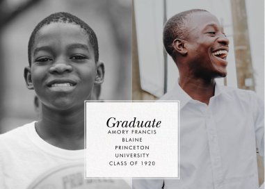 Two of a Kind - Graduation Announcement by Paperless Post