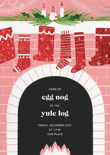 By the Chimney with Care - Christmas Party Invitation by Paperless Post