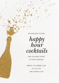 Champers - Happy Hour Invitation by Paperless Post