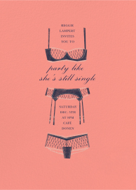 Underthings - Bachelorette Party Invitation by Paperless Post