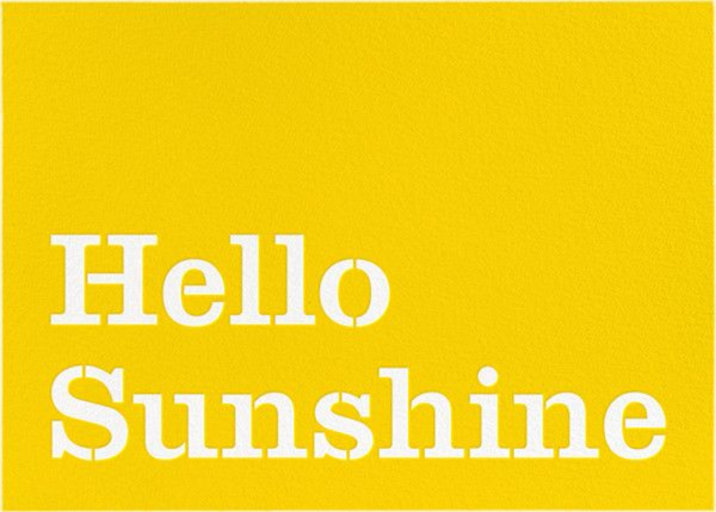 Hello Sunshine - Greeting Card by kate spade new york